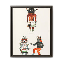 Hopi Katcinas - Piokot Turkwinu Turkwinu Mana (1895) drawn by the native people from the book of Jesse Walter Fewkes - NOMADEN ART GALLERY