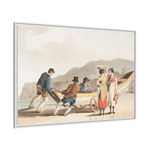 Illustration of fishermen from The Costume of Yorkshire (1814) by George Walker