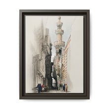 The minaret of the Mosque The Rhamree illustration by David Roberts (1796–1864). - NOMADEN ART GALLERY