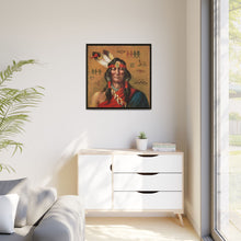 Indian chief portrait illustration