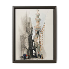The minaret of the Mosque The Rhamree illustration by David Roberts (1796–1864). - NOMADEN ART GALLERY