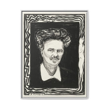 August Strindberg (1896) by Edvard Munch - NOMADEN ART GALLERY