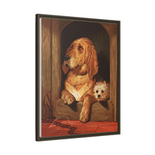 Dignity and Impudence by Sir Edwin Landseer (1877), Landseer’s dog painting of a bloodhound and a terrier - NOMADEN ART GALLERY