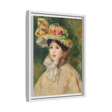 Mujer con Capeline (Femme à la capeline) (principios de la década de 1890) de Pierre-Auguste Renoir