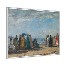Claude Monet's The Beach at Trouville - NOMADEN ART GALLERY
