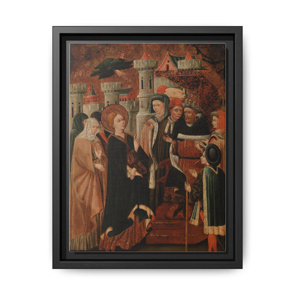 Saint Catherine of Siena before Pope Gregory XI by Blasco de Grañén - NOMADEN ART GALLERY