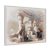Deir el Medina (Dayr al Madinah) is an ancient Egyptian village which was home to the artisans who worked on the tombs in the Valley of the Kings illustration by David Roberts