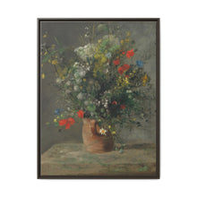 Flowers in a Vase (c. 1866) painting in high resolution by Pierre-Auguste Renoir - NOMADEN ART GALLERY