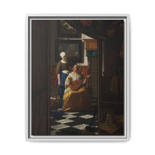 The Love Letter (ca. 1669 –1670) by Johannes Vermeer - NOMADEN ART GALLERY