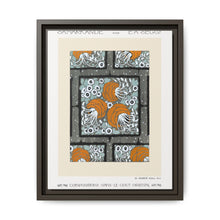 Flower pochoir pattern in Art Nouveau oriental style. Original from our own 1914 edition of Samarkande - NOMADEN ART GALLERY