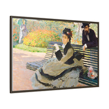 Camille Monet (1847–1879) on a Garden Bench (1873) by Claude Monet - NOMADEN ART GALLERY