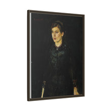 Inger in Black (1884) by Edvard Munch - NOMADEN ART GALLERY