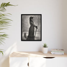 Georges Seurat's Woman Strolling (1884)