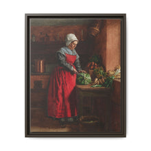 A Cook in a Red Apron in the Inn at Vaugirard (1862) by Léon Bonvin - NOMADEN ART GALLERY