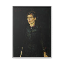 Inger in Black (1884) by Edvard Munch - NOMADEN ART GALLERY