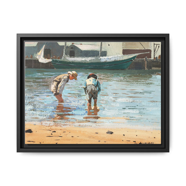 Boys Wading (1873) by Winslow Homer - NOMADEN ART GALLERY