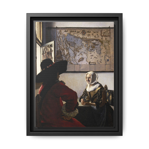 Johannes Vermeer’s Officer and Laughing Girl (ca. 1657) - NOMADEN ART GALLERY