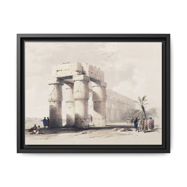 Luxor in upper of Egypt illustration by David Roberts (1796–1864). - NOMADEN ART GALLERY