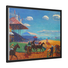 Race Track (1908–1909) vintage painting by William James Glackens