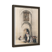 Modern mansion showing the arabesque architecture of Cairo illustration by David Roberts (1796–1864)