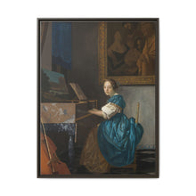 Johannes Vermeer’s Young Woman Seated at a Virginal (ca. 1670–1672) - NOMADEN ART GALLERY