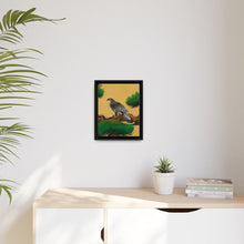 Pine and Eagle, a traditional portrait of a charismatic Japanese eagle by Kano Tanyu (1602-1674) - NOMADEN ART GALLERY