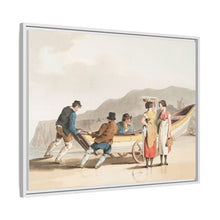 Illustration of fishermen from The Costume of Yorkshire (1814) by George Walker