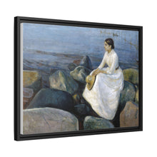 Noche de verano, Inger en la playa (1889) de Edvard Munch 