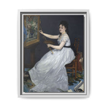 Porträt der Eva Gonzalés im Atelier Manets (1870) by Edouard Manet - NOMADEN ART GALLERY