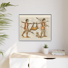 Hunter-Gatherer Mosaic: Vintage Encyclopaedia Art (1891)