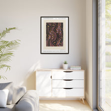Art Deco Flower pattern pochoir print in oriental style