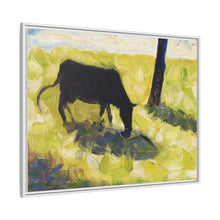 Black Cow in a Meadow (ca. 1881) by Georges Seurat