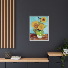Vincent van Gogh's Vase with Three Sunflowers (1888) - NOMADEN ART GALLERY