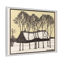 Farm in the snow (1918) by Julie de Graag