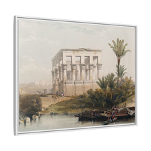 The hypaethral temple at Philae called the Bed of Pharaoh illustration by David Roberts (1796–1864)