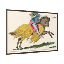 French Knight, 14th Century: Vintage Equestrian Art by Paul Mercuri (1860)