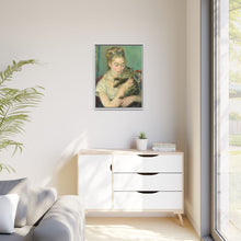 La mujer con el gato de Pierre-Auguste Renoir (c. 1875)