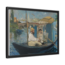 Monet en su barca (c. 1874) de Edouard Manet
