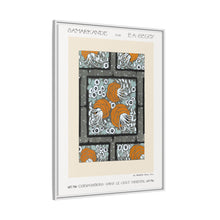 Patrón de pochoir de flores en estilo oriental Art Nouveau. Original de nuestra propia edición de 1914 de Samarkande.