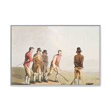 Illustration of nor and spell from The Costume of Yorkshire (1814) by George Walker - NOMADEN ART GALLERY