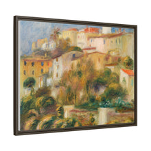 Casas en una colina (Groupe de maisons sur un coteau) de Pierre Auguste Renoir 