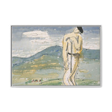 A weary pilgrim (1936) watercolor by Mikulas Galanda - NOMADEN ART GALLERY