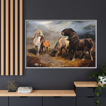 Fine Horse Pulling Golden Sleigh