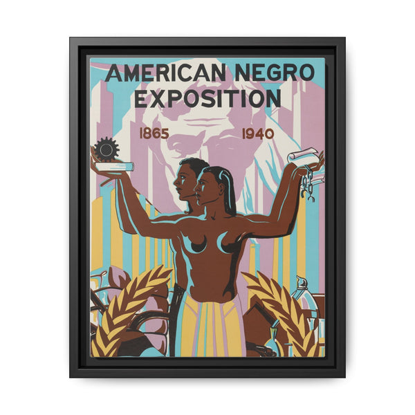 Poster for the American Negro Exposition in Chicago (1940) illustration by Robert Savon Pious. - NOMADEN ART GALLERY