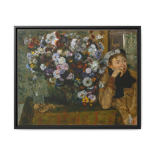 Edgar Degas's A Woman Seated beside a Vase of Flowers (Madame Paul Valpinçon?) - NOMADEN ART GALLERY