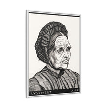 Portrait of Laren farmer's wife named Lysemeut (1916) by Julie de Graag