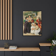 La familia del artista (La Famille de l'artiste) (1896) de Pierre-Auguste Renoir. 