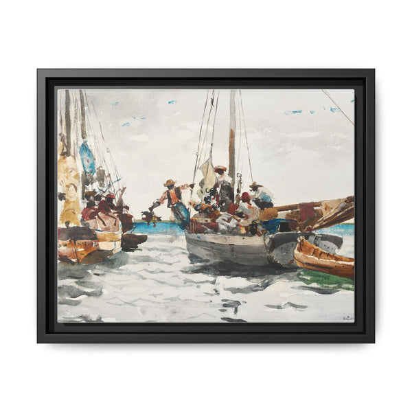 Market Scene, Nassau (1885) by Winslow Homer - NOMADEN ART GALLERY