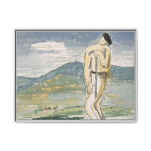 A weary pilgrim (1936) watercolor by Mikulas Galanda - NOMADEN ART GALLERY