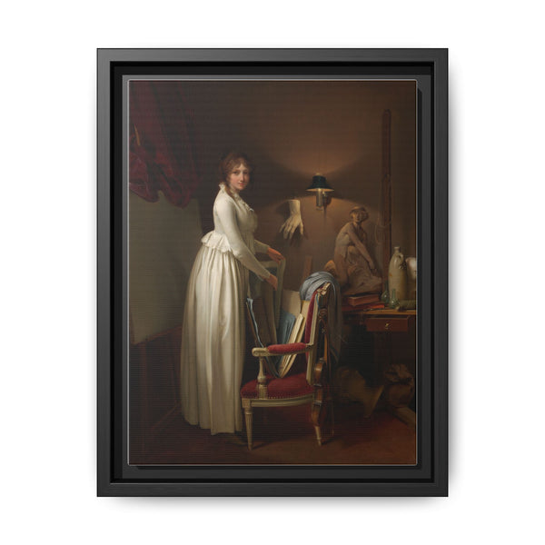 The Artist's Wife in His Studio (c. 1795–99) by Louis Léopold Boilly - NOMADEN ART GALLERY